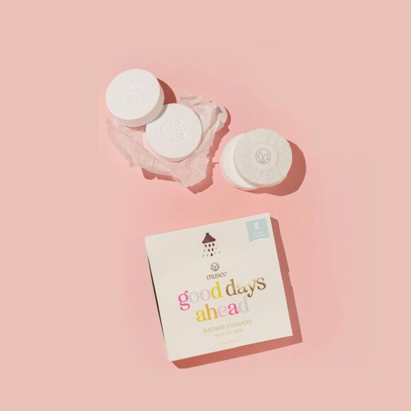 Musee Shower Steamers White Tea & Aloe | Relaxing Shower Steamers Set New - Picture 2 of 2